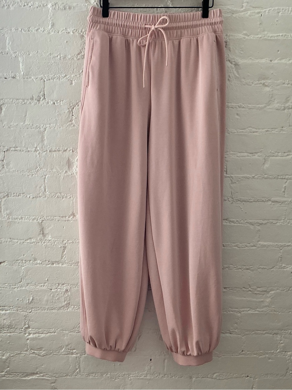 Women's Pink Drawstring Jogger Pants